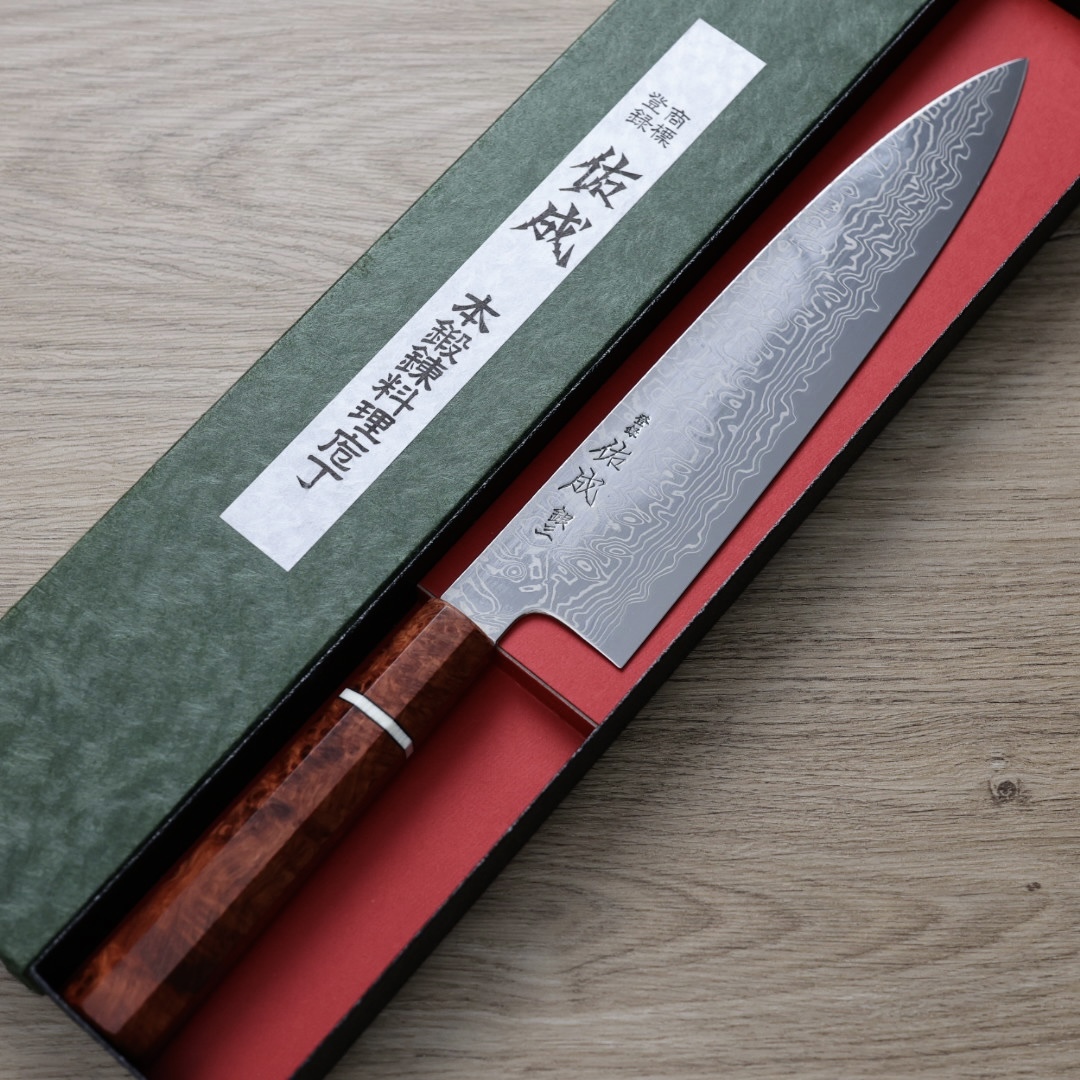 佑成 牛刀 240mm 銀三鋼 大馬士革