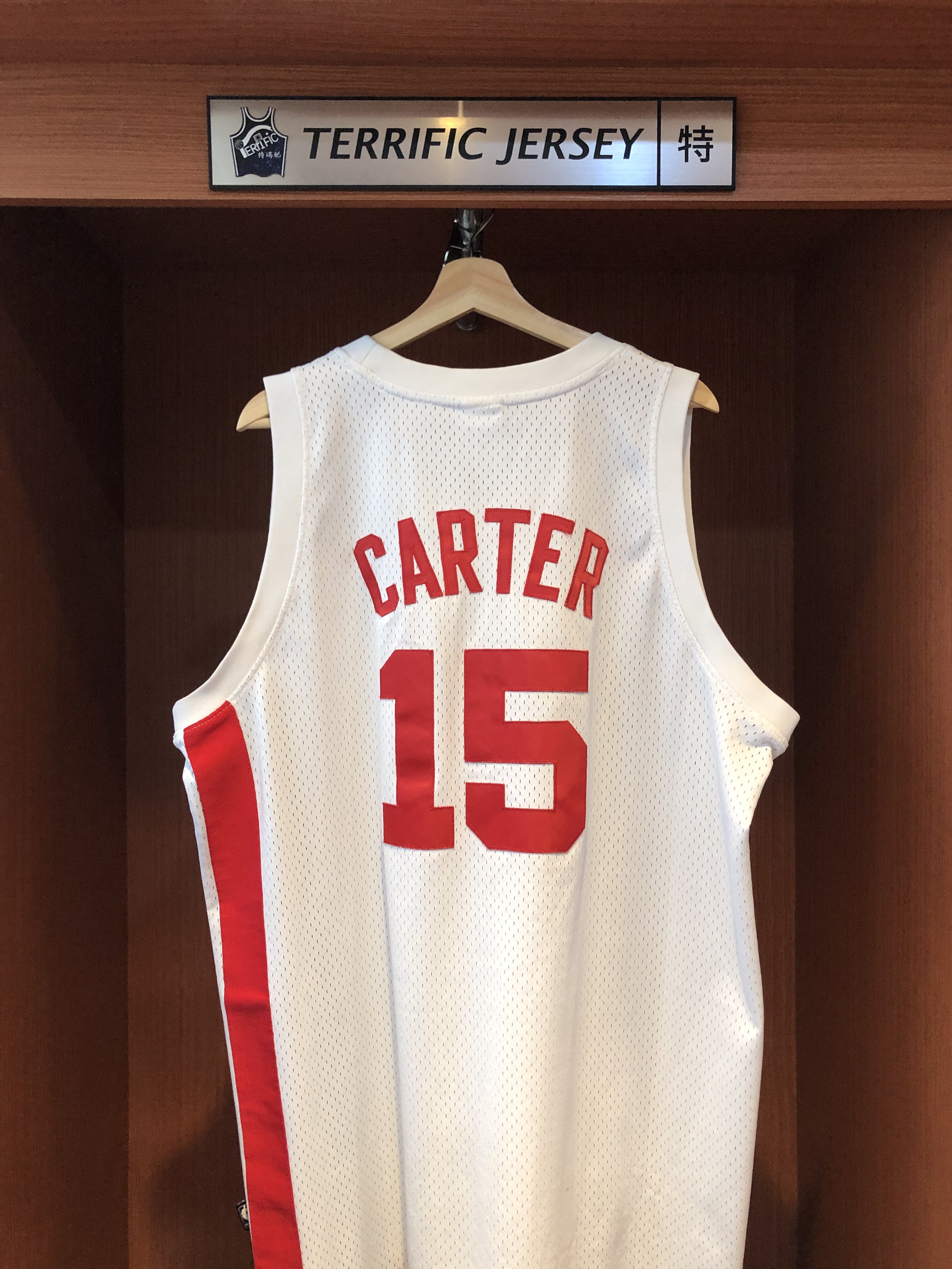 NBA球衣 二手 Vince Carter 紐澤西籃網 復古白星 Reebok Swingman 球迷版 電繡 衣況如圖 請詳細參閱