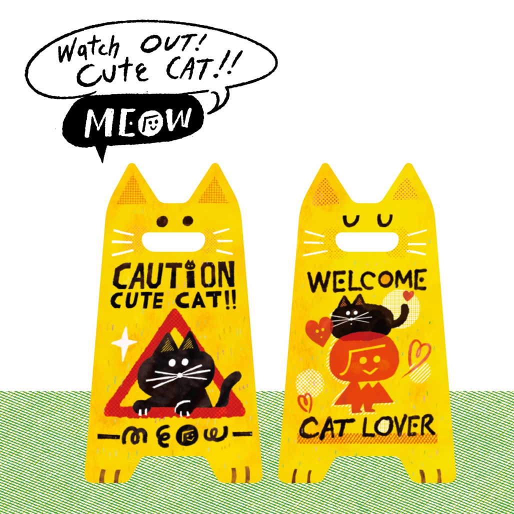 大宇人．可愛貓咪注意 MEMO立夾(單入)