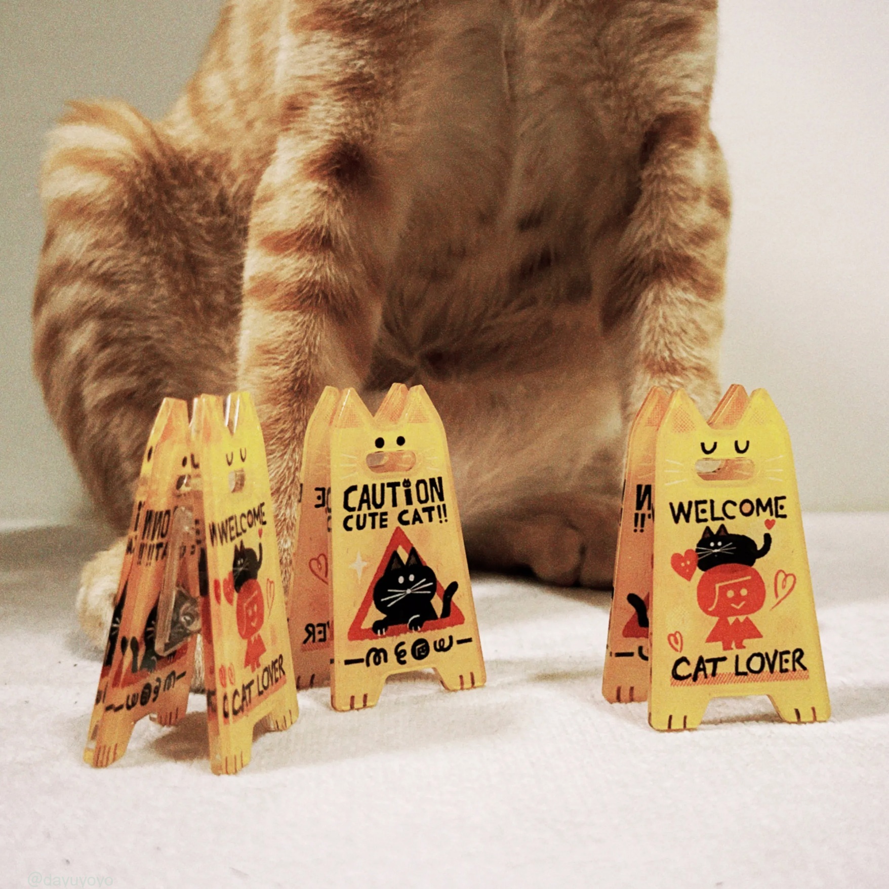 大宇人．可愛貓咪注意 MEMO立夾(單入)