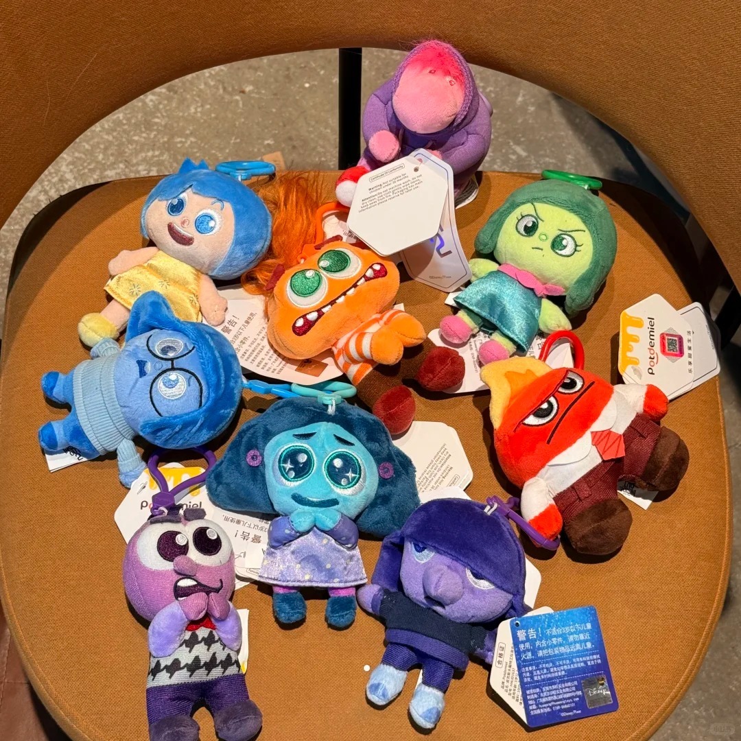 正版腦筋急轉彎毛絨吊飾掛件