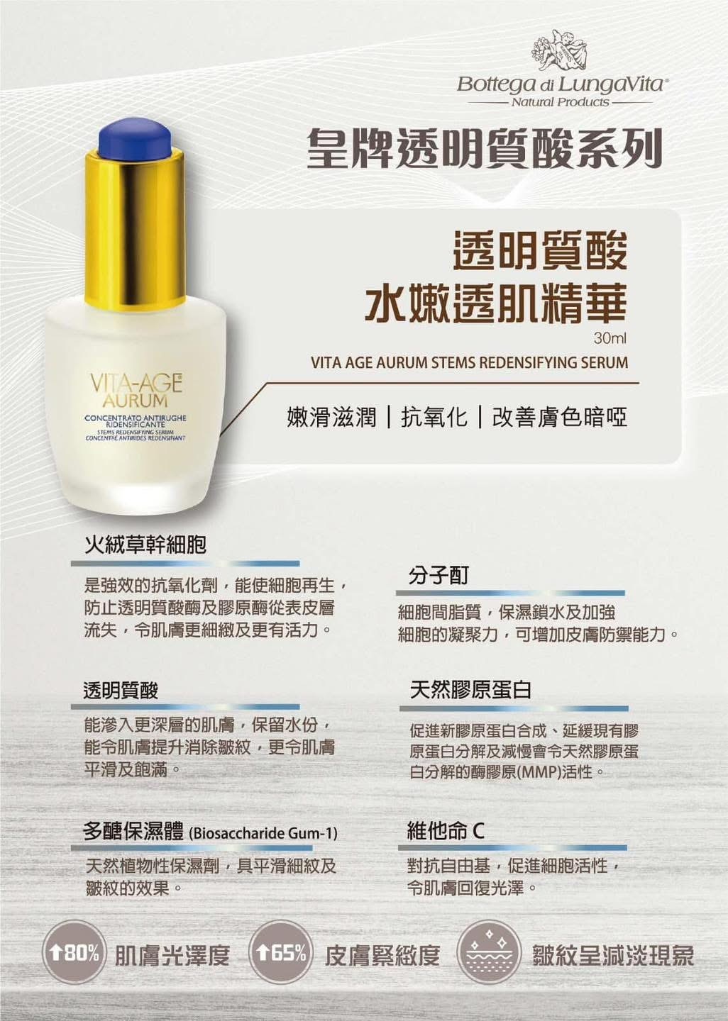 B.L.V VITA-AGE 透明質酸水嫩透肌精華30ml