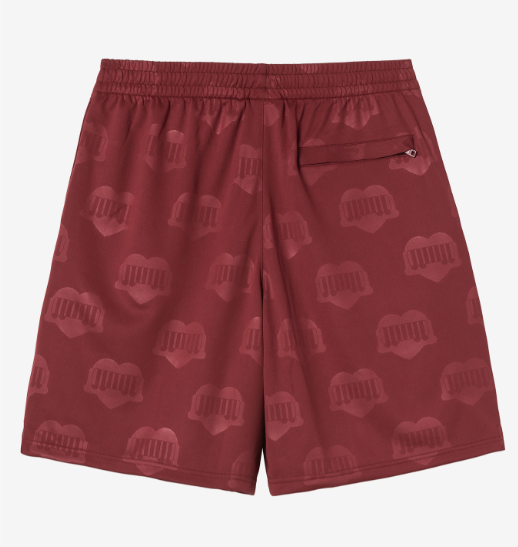 CarharttWip  HARTT'S 足球短褲  提花 紅色  JUN25