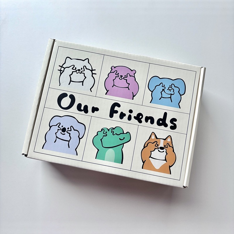 比耶動物燒酒杯組6入