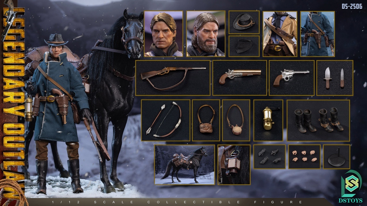 DSTOYS 1/12  Legendary Outlaw (Deluxe Edition) Action Figure