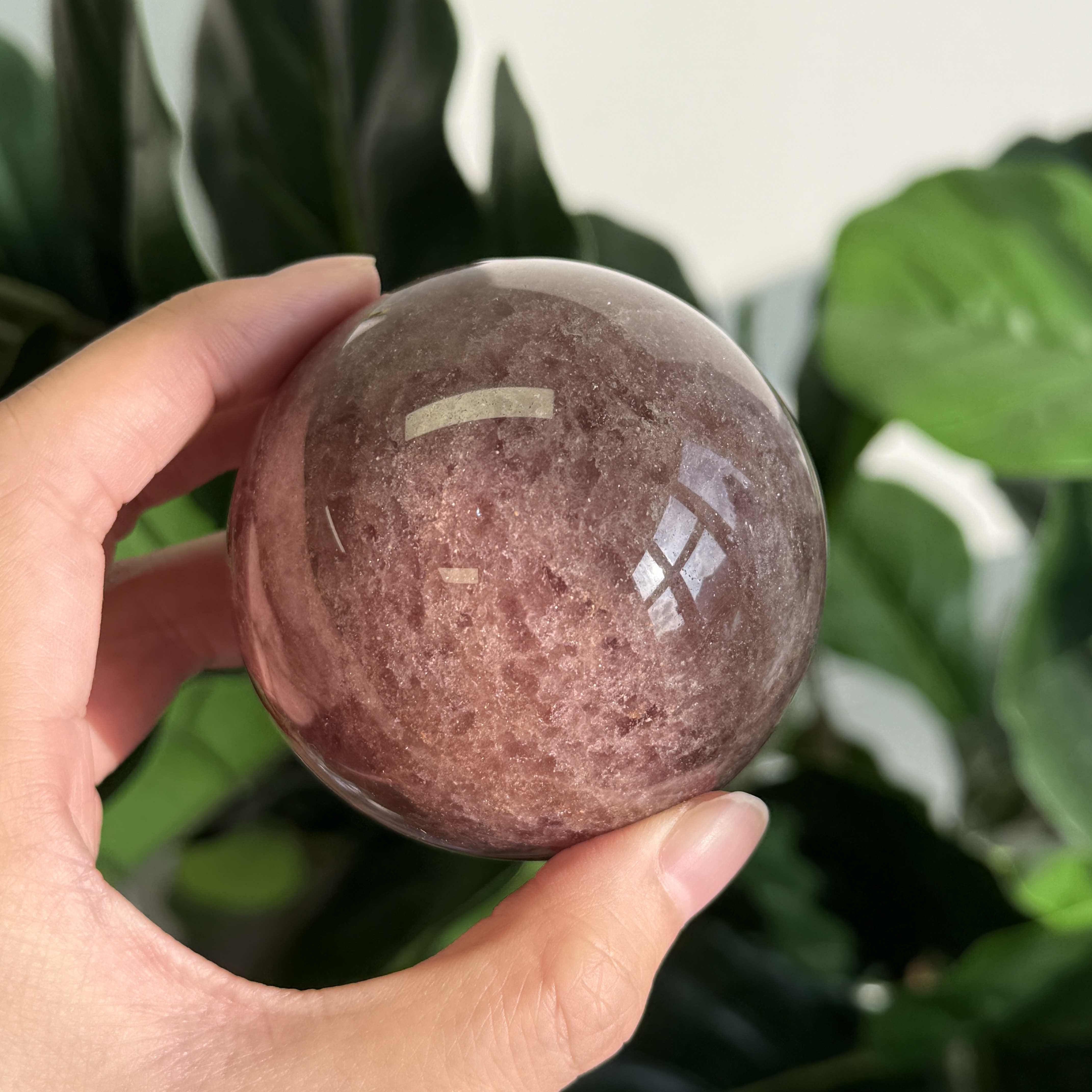 草莓晶球 6.8cm SQ1570