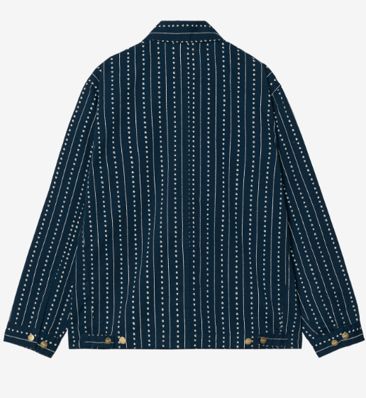 CarharttWip  水洗藍色細條紋襯衫  JUN25