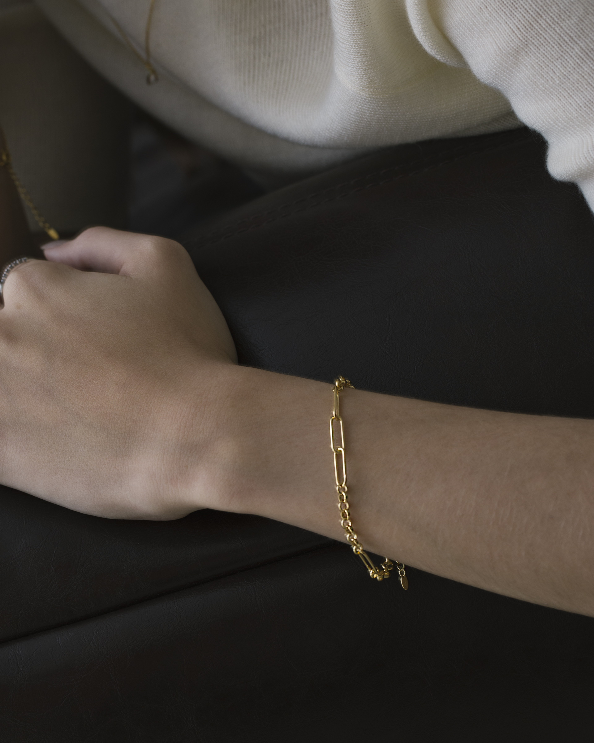 In the Loop 手鍊 (金）