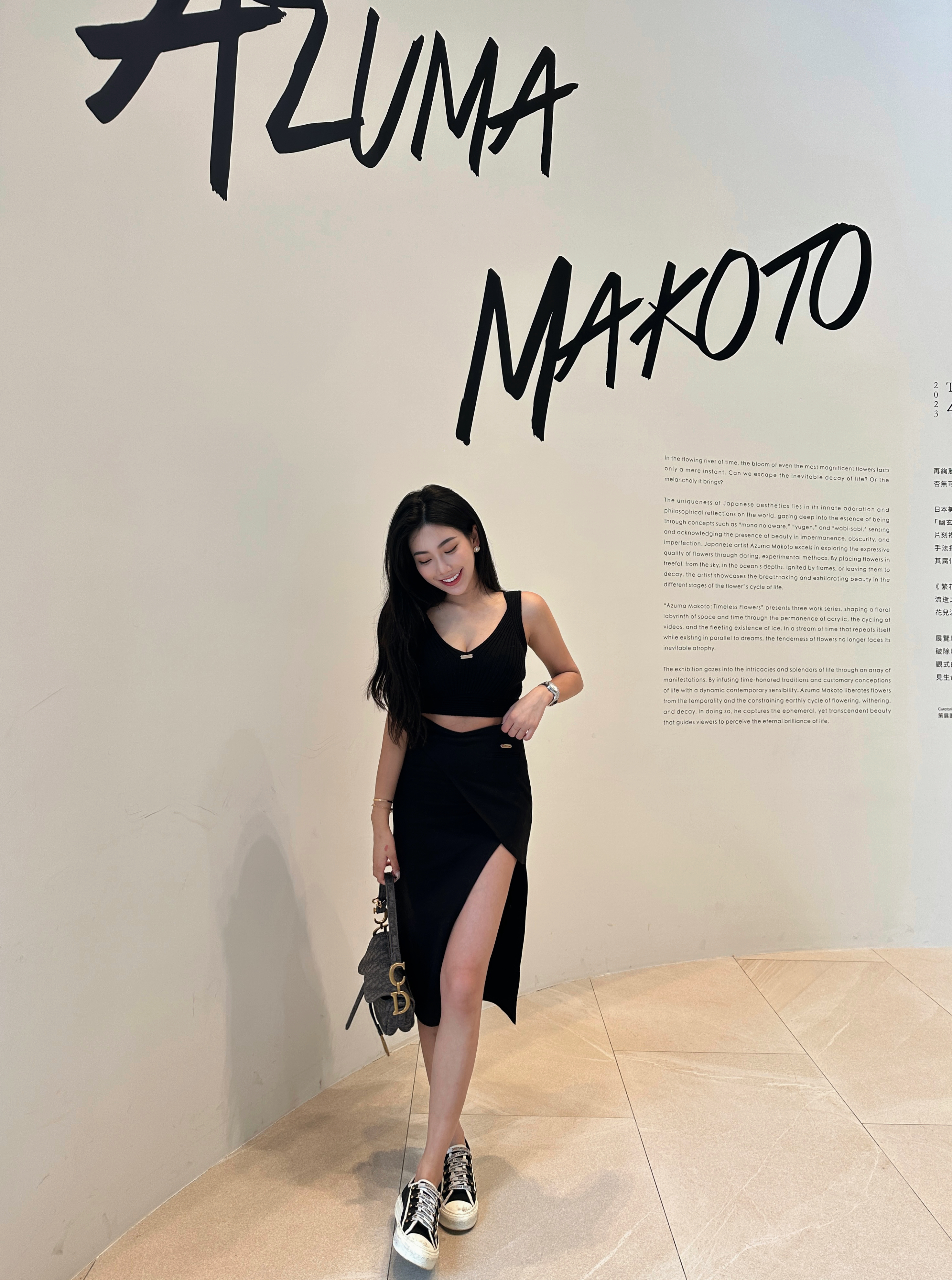 優雅氣質💞高腰開衩美腿長裙