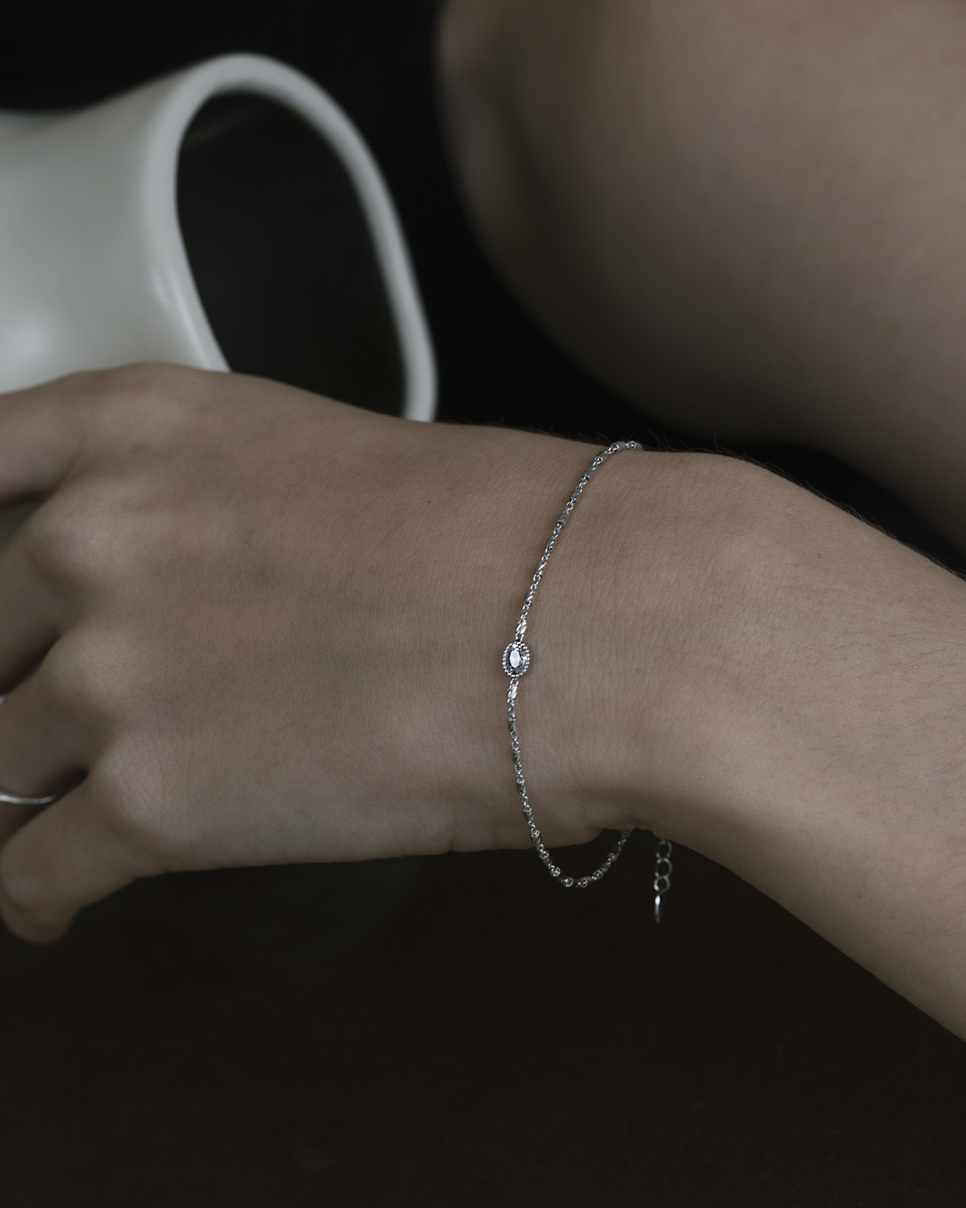 閃閃節鏈 手鏈 (銀)