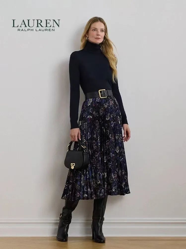 Ralph Lauren 彩色 百摺長裙 女款