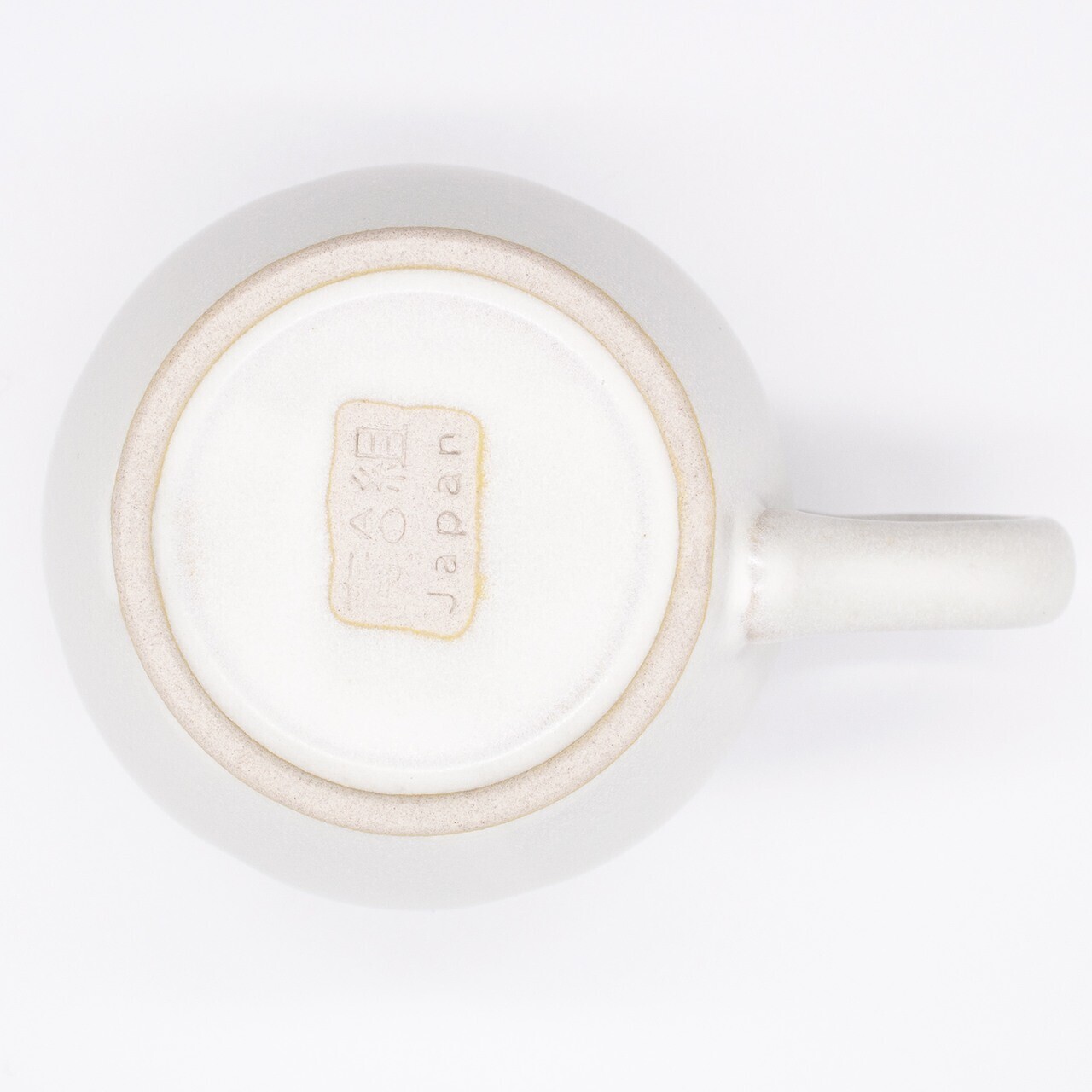 象牙白 Hana 花形陶瓷馬克杯360ml｜日本瀨戶燒