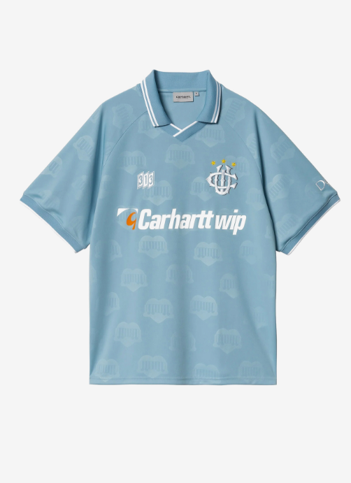 CarharttWip  S/S HARTT'S 足球 T 恤  藍色  JUN25