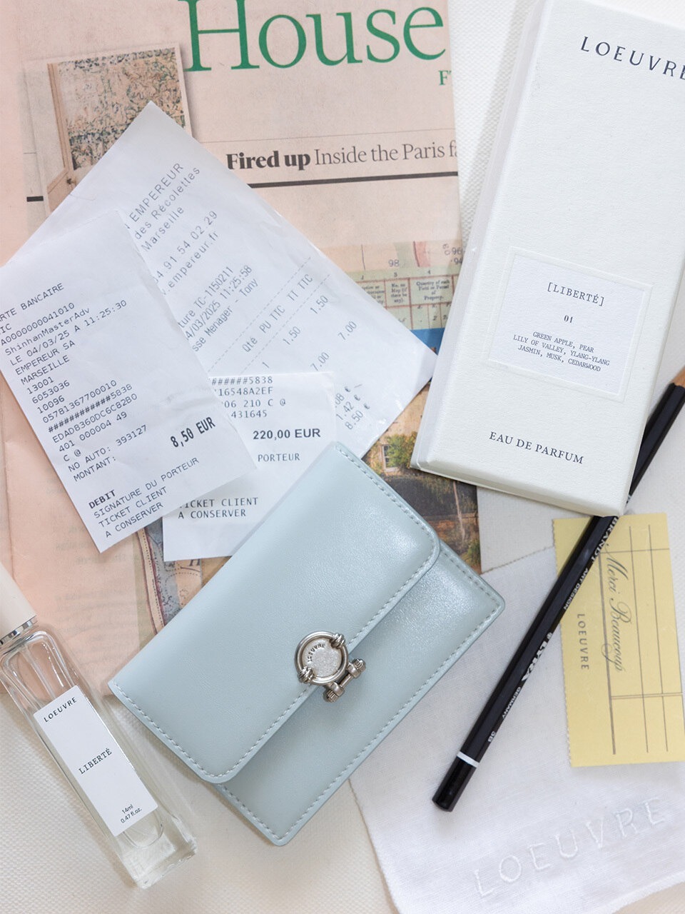 LOEUVRE LETTRE CARD WALLET