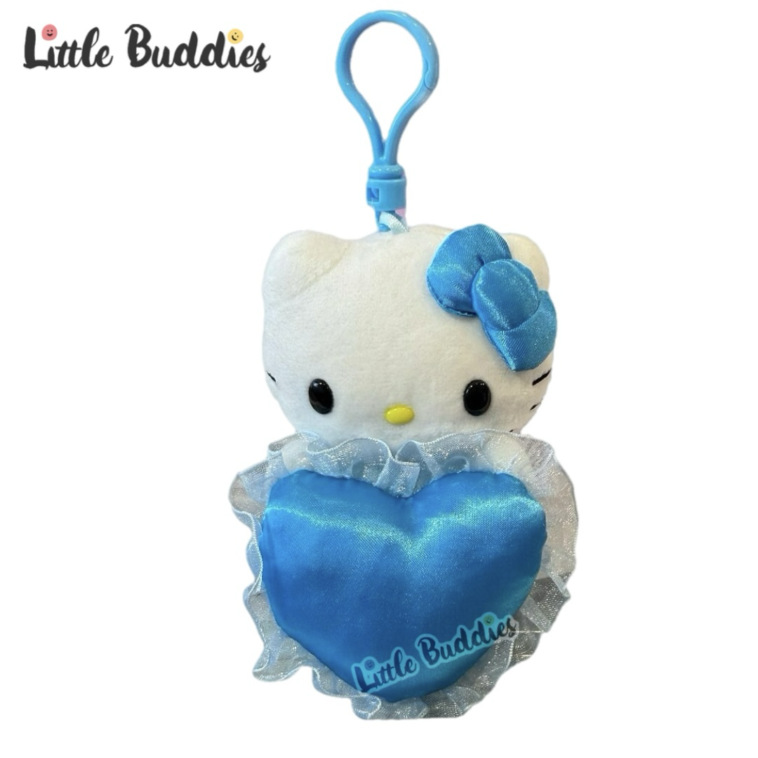 美版 Sanrio 藍色心心系列 - 公仔匙扣