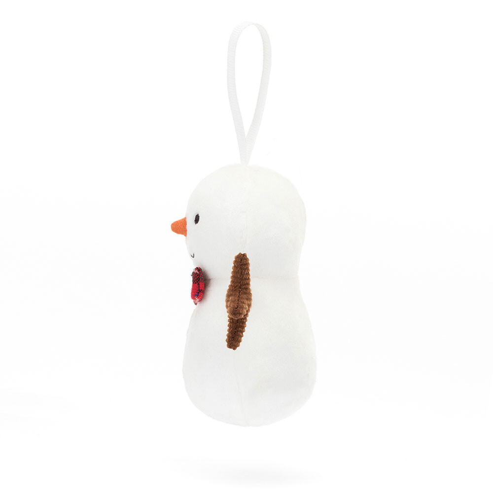 JELLYCAT 聖誕雪人掛飾 Festive Folly Snowman Decoration