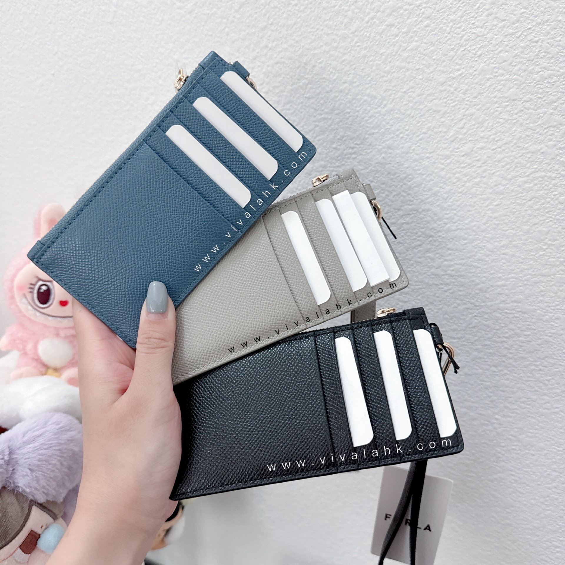 Furla - Classic 拉鍊卡包(連手帶)