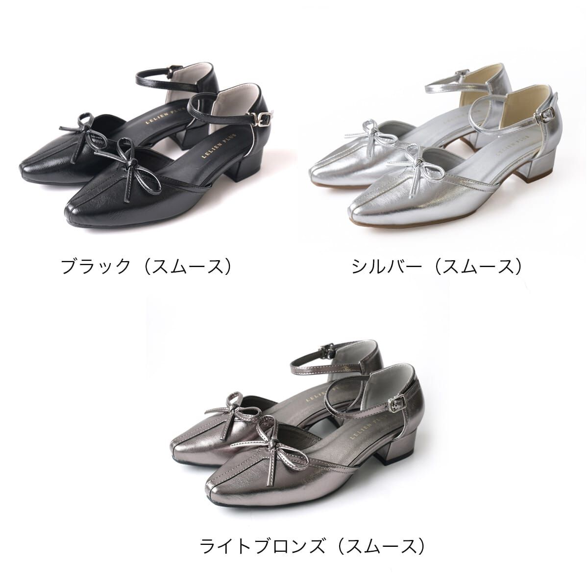 甜美浪漫 蝴蝶結粗跟高跟鞋【RYL002】