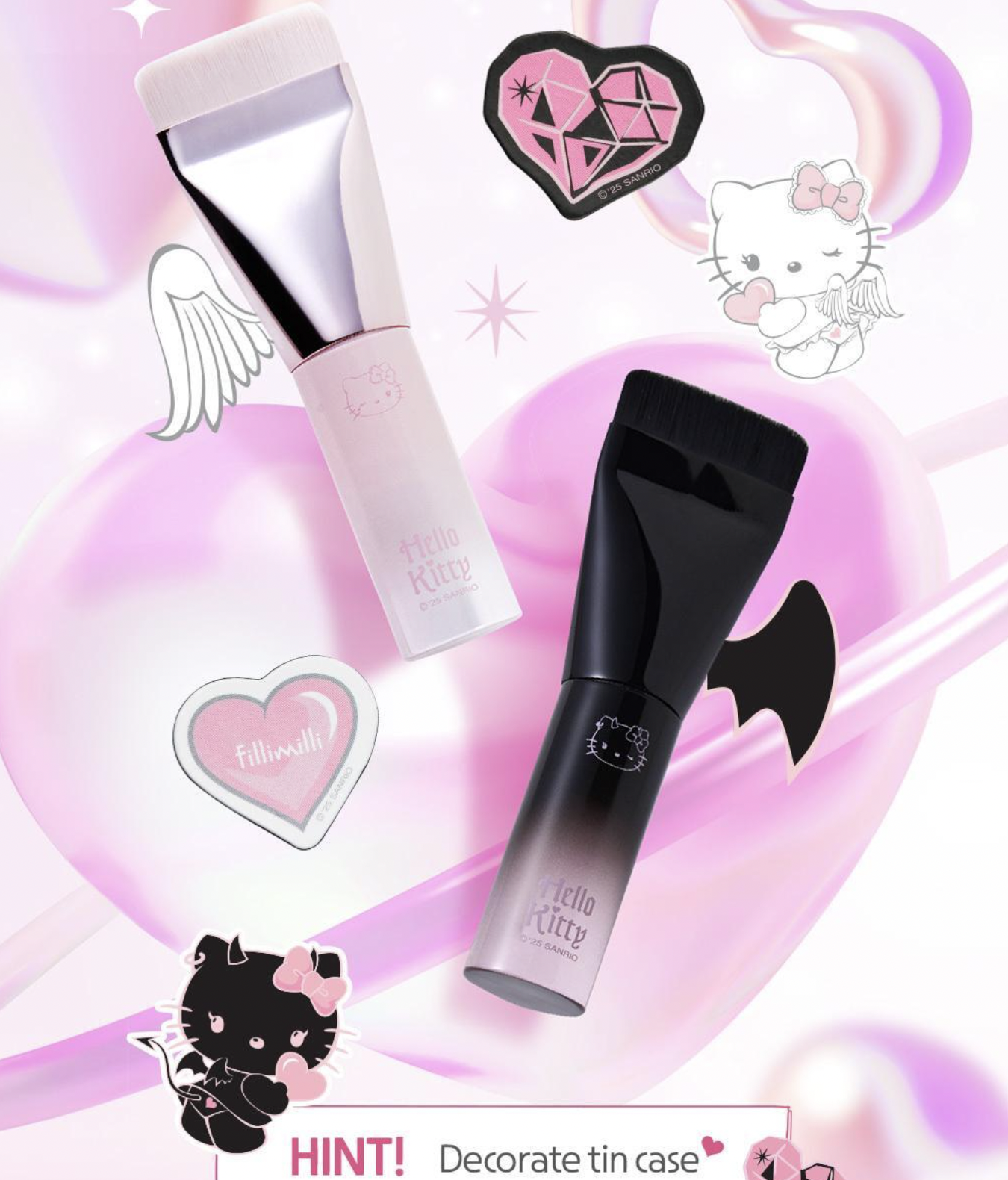 韓國Fillimilli x Hello Kitty 天使與魔鬼特別版Mini Spatula