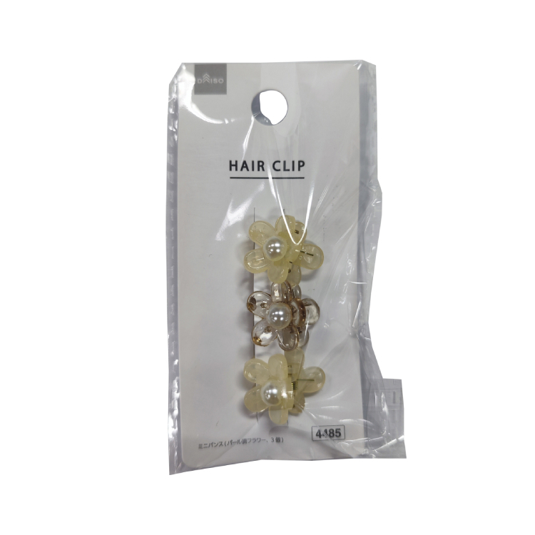 髮夾/珍珠花 3入