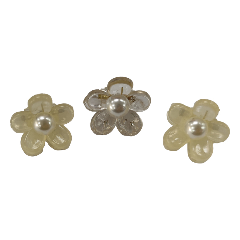 髮夾/珍珠花 3入