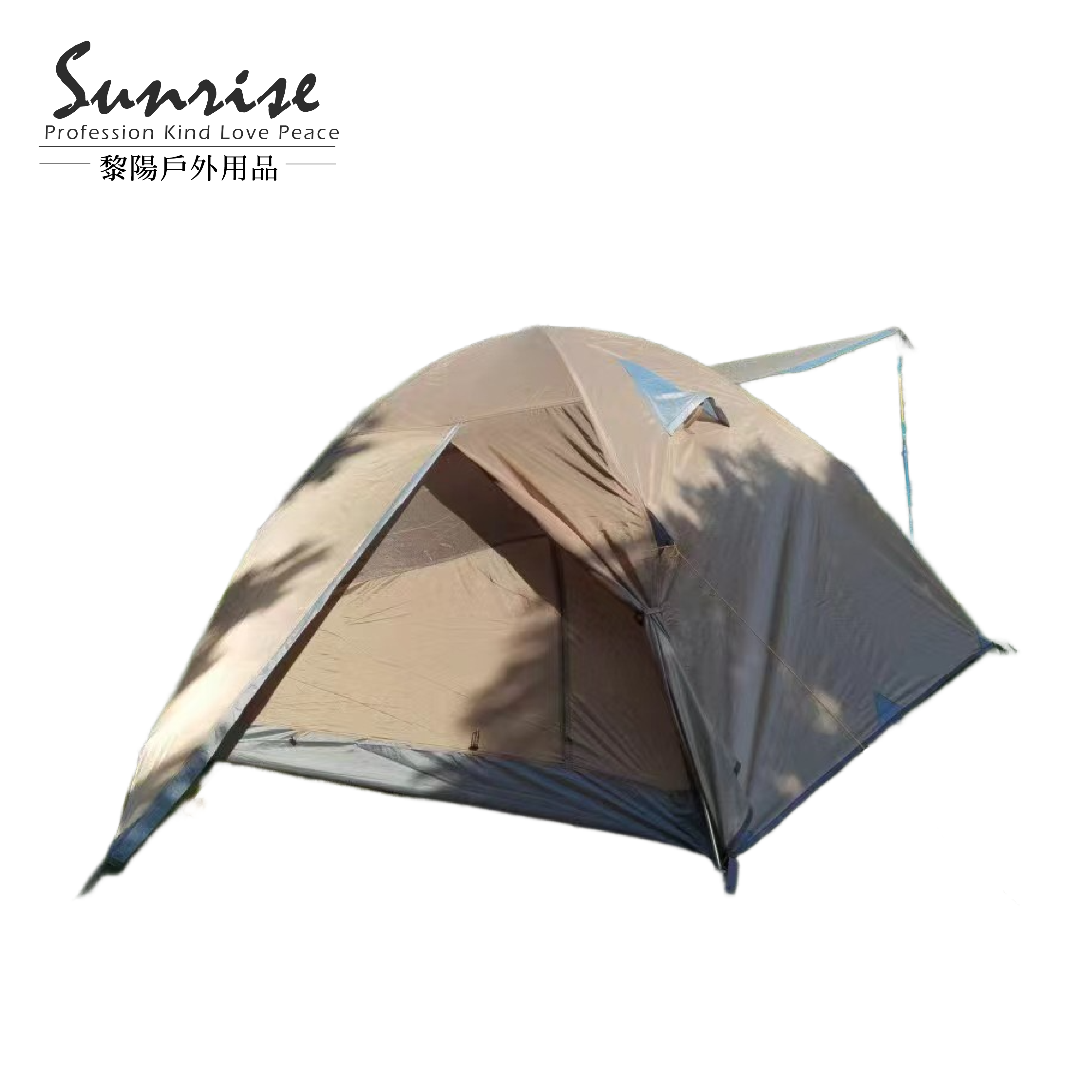 雙層防水三人帳篷 (2色) 露營帳篷/登山/防蚊 露營帳篷/登山 60CHKJK119