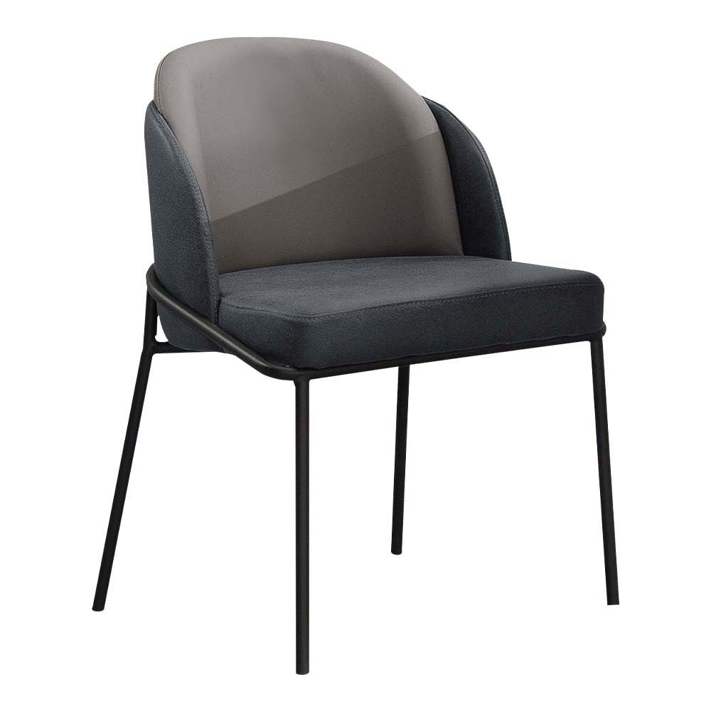 羅得納工業風布面餐椅/單椅/休閒椅/洽談椅/商務椅(兩色可選)