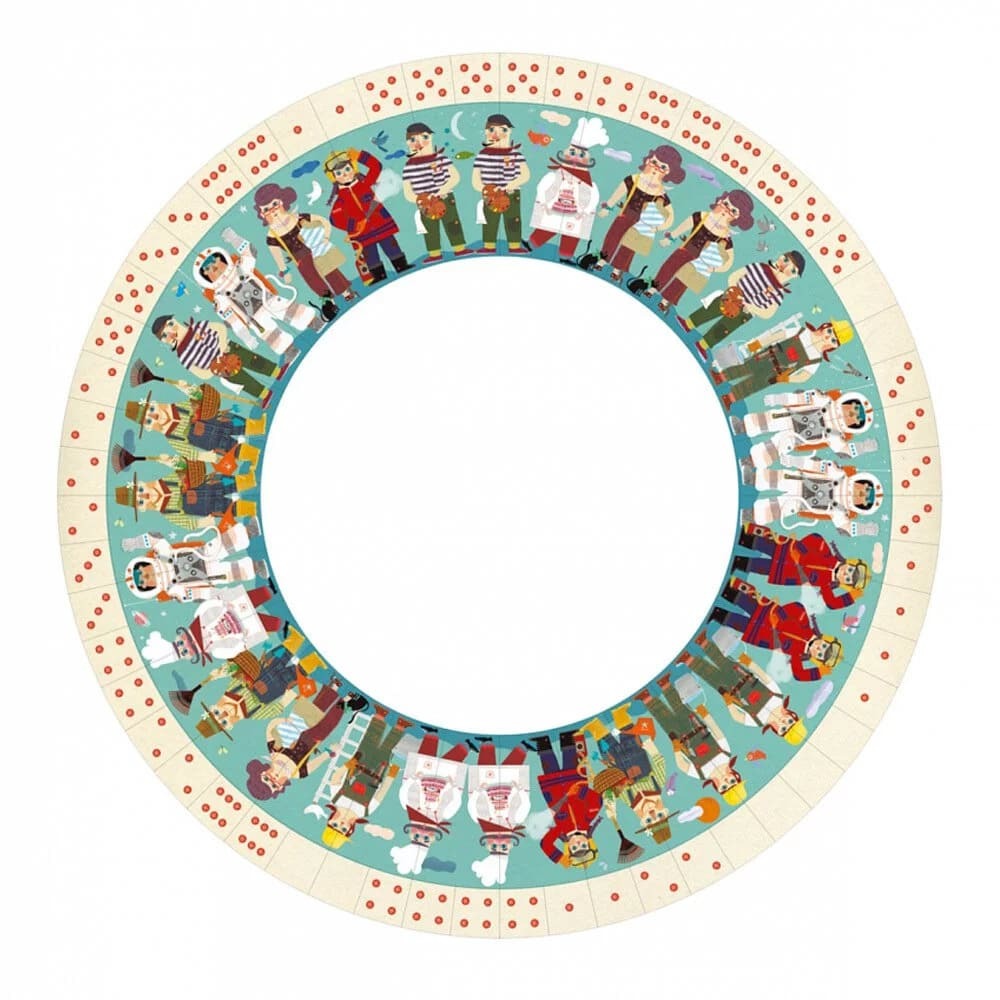 好萩家居，Londji職業角色圓形骨牌遊戲，在遊戲中認識各類型職業，玩樂中體驗他們的工作