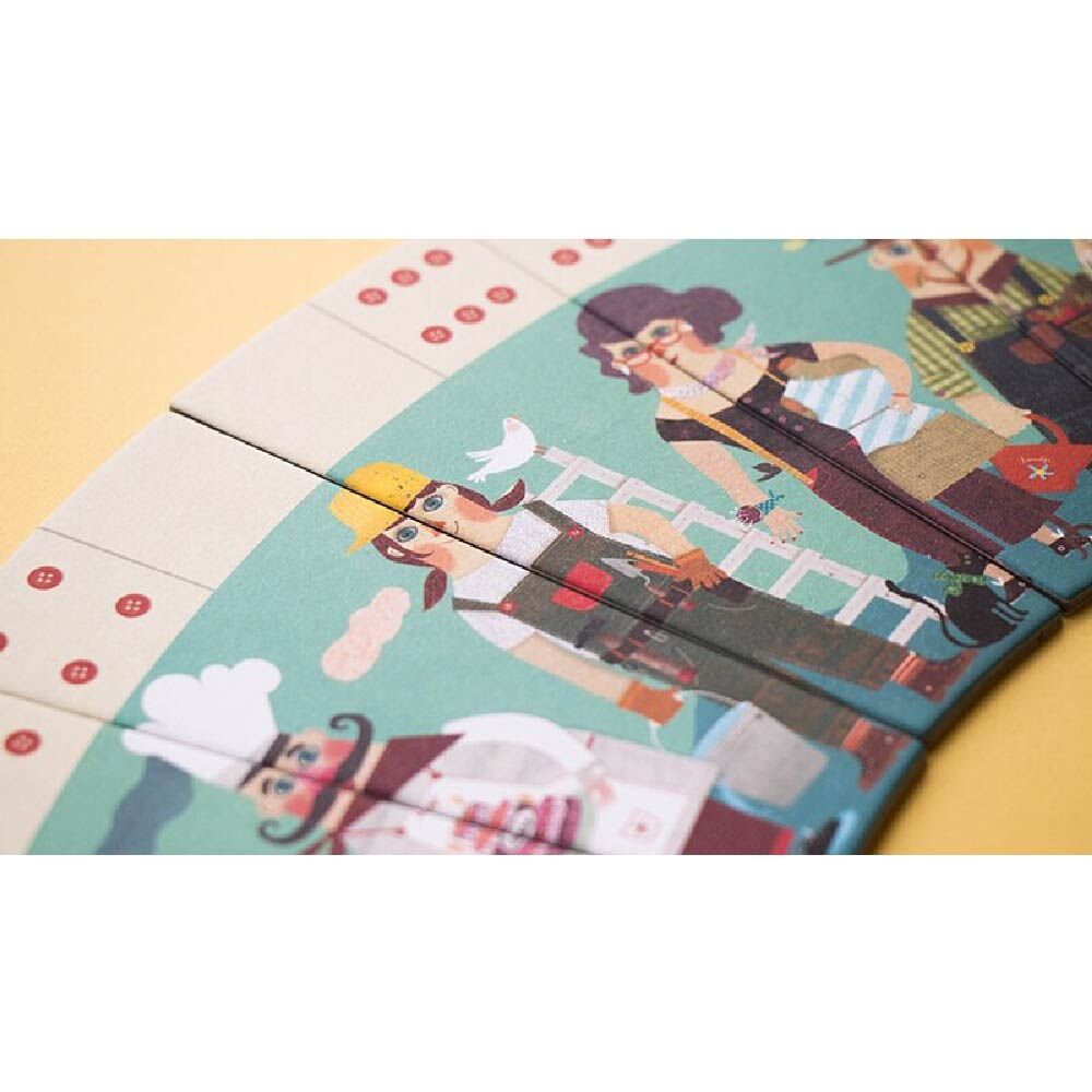 Londji職業角色圓形骨牌遊戲，秉持「創作需熱情、產品需誠信，需有豐富想像力及些許的創新」的信念。