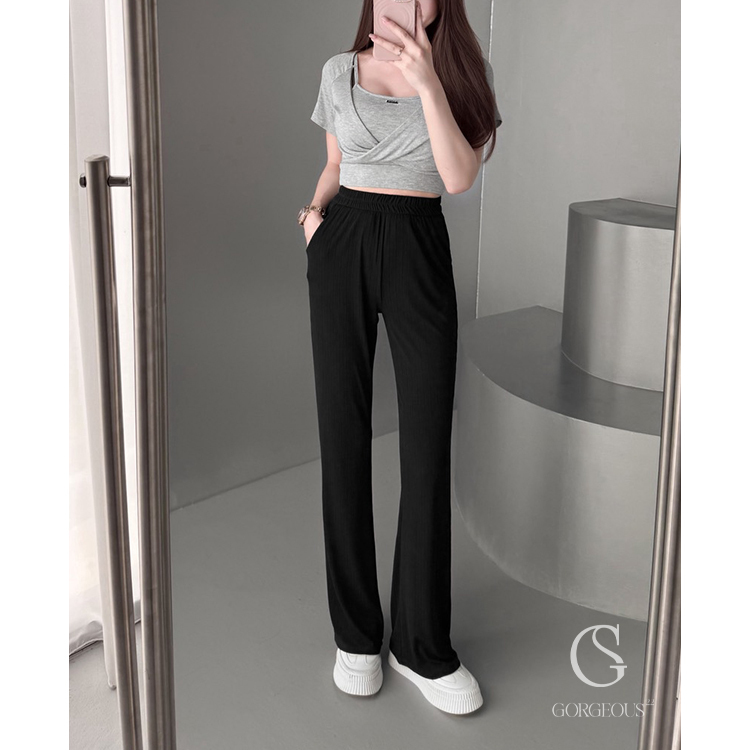 G9646 現貨 「360°絲滑冰塊褲」