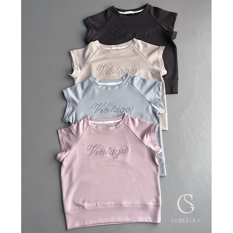 G2099  現貨「雙工藝太空涼感TEE」