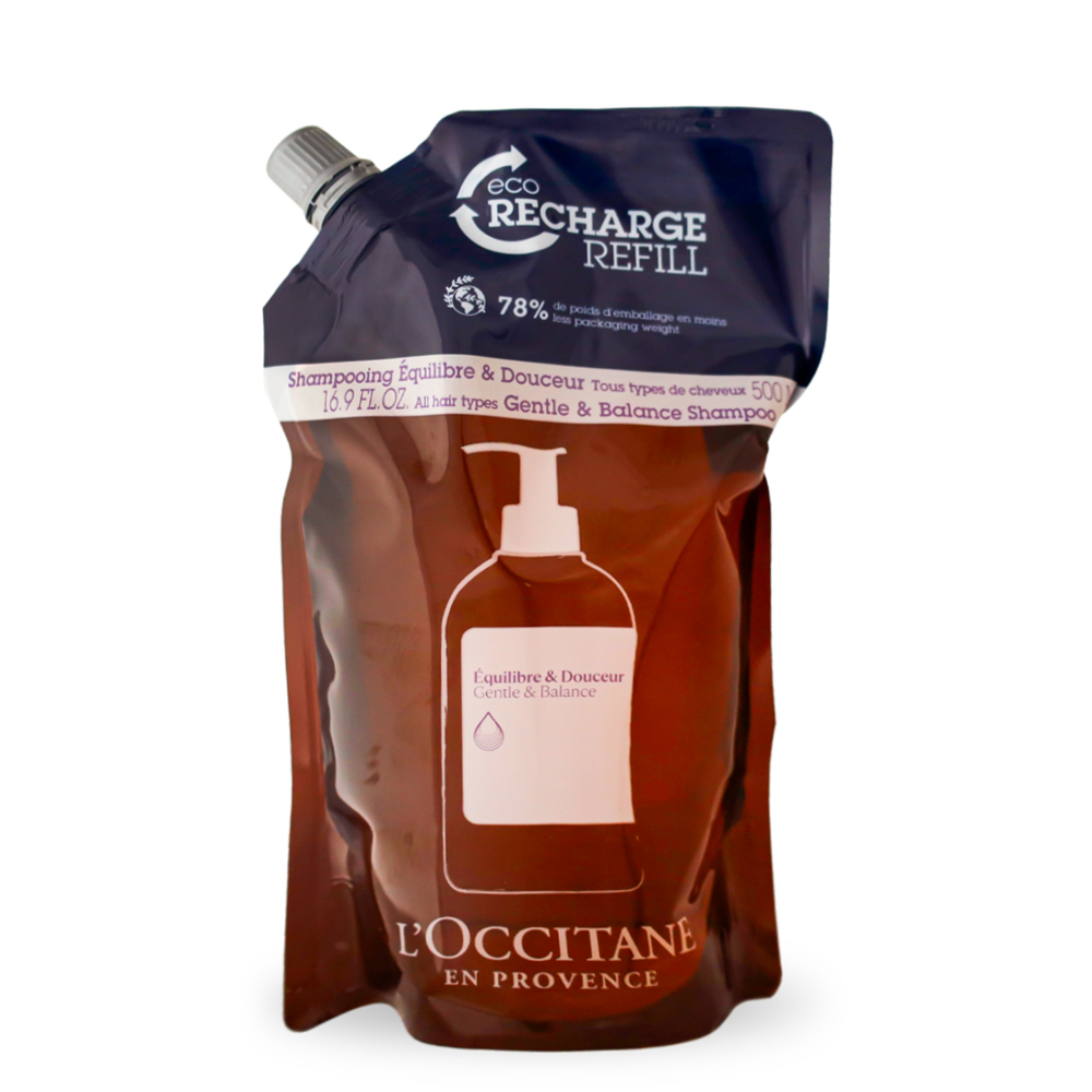 L'OCCITANE 歐舒丹 草本平衡洗髮乳補充包(500ml)-新版-國際航空版