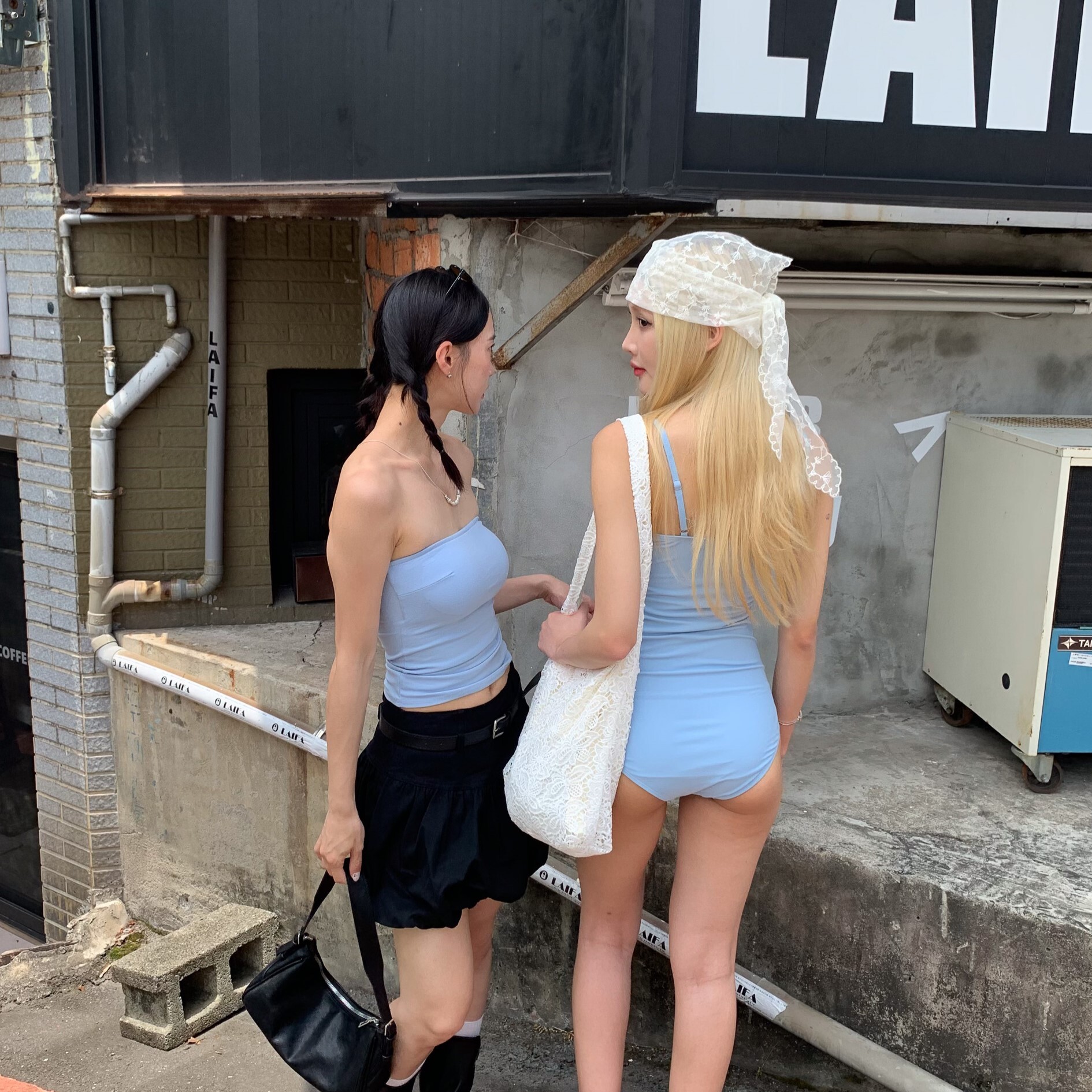 ISA_辣妹本命款 經典必備純色平口bra top_56016