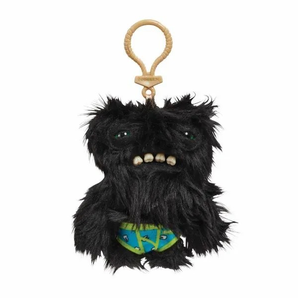 Fuggler Key Ring S4 Wide Eyed Weirdo (Black) 毛絨掛飾系列-底褲寬眼怪 (黑色)