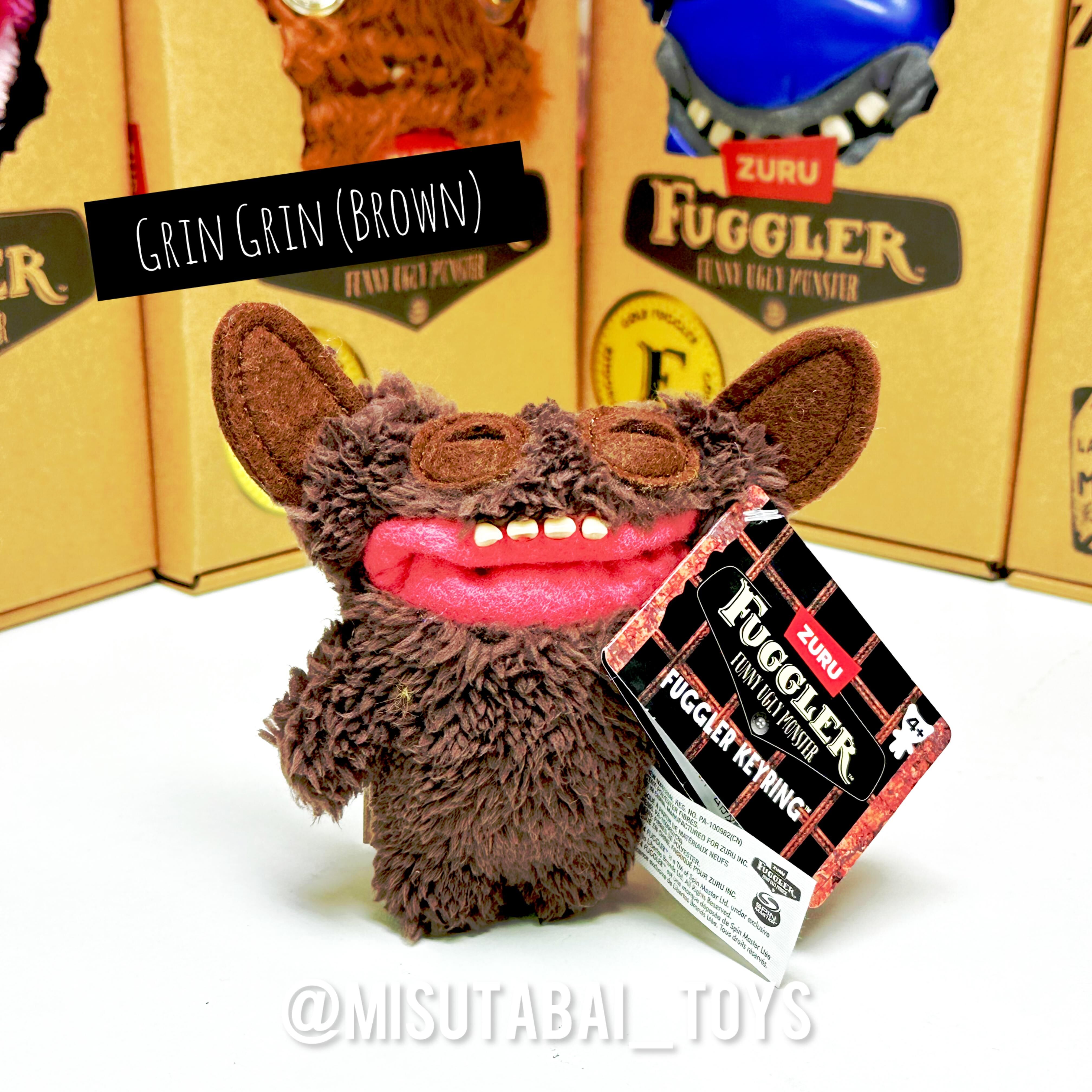 FG75451 Fuggler Key Rings S3 Grin Grin (Brown)