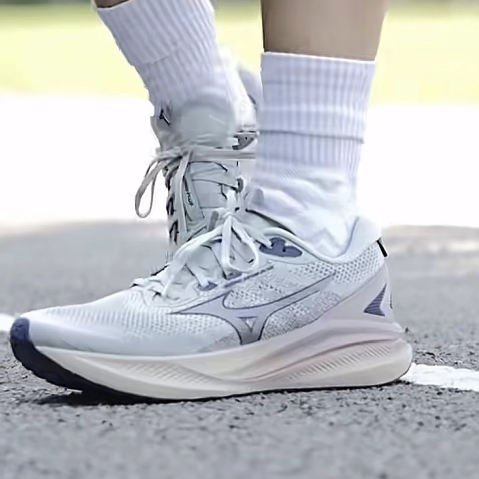 Mizuno 美津濃 Astro Plus II HOKA平替 厚底緩震 灰白 y2k 男女同款 復古休閒慢跑鞋 D1GH251107