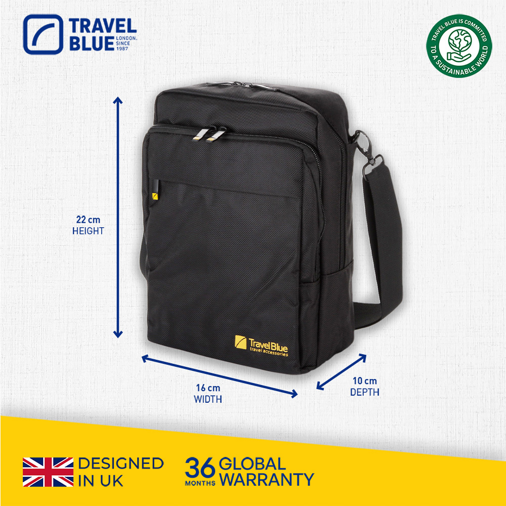 Travel Blue 藍旅】都會肩背包_TB812