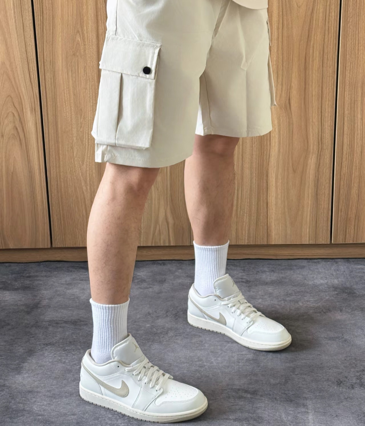 男女鞋 NIKE W AIR JORDAN 1 LOW 奶杏 低筒 喬丹 復古 休閒鞋【DC0774-112】AJ1 AJ1OG