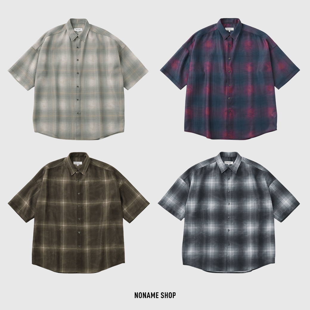 MONO-MART 復古 漸層 網眼 格紋 襯衫 四色 (男款)