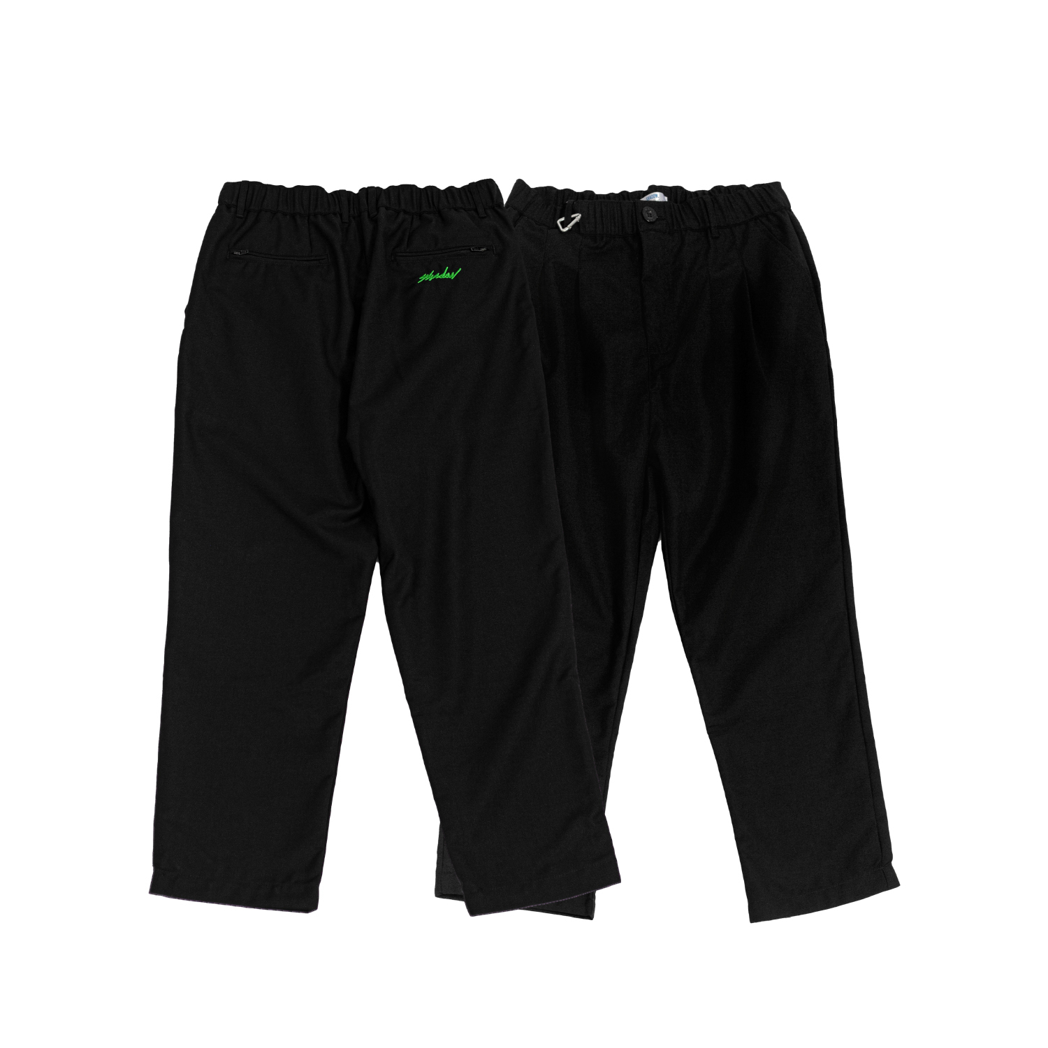 【車庫服飾】Shadow X Barn Sign Pleated Pants