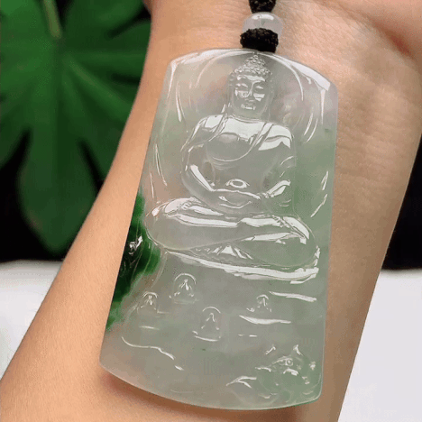 616319 翡翠冰種大日如來