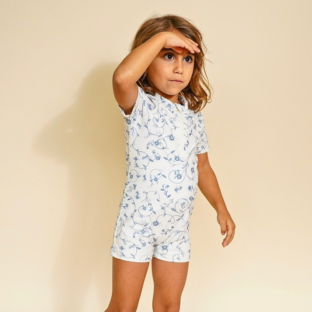 Grech&Co. 抗UV防曬短袖泳衣(多色可選)