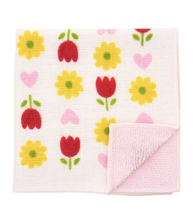 日式柔軟棉紗布雙層方巾 20x20 (日本製)