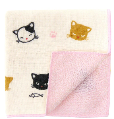 日式柔軟棉紗布雙層方巾 20x20 (日本製)