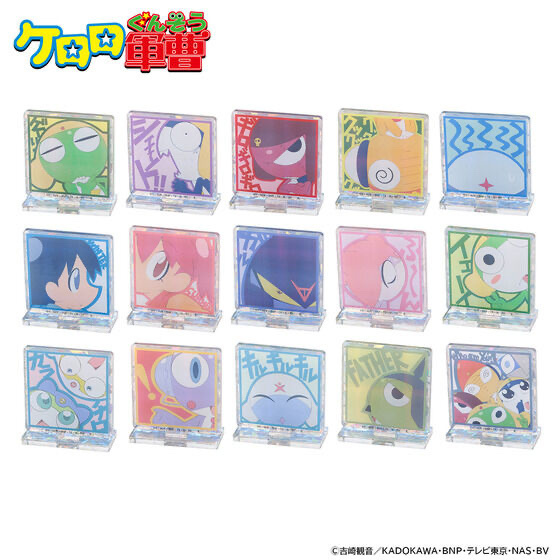 232419 Pbandai 預訂2025/9月 ケロロ軍曹 ホロホロアクリルスタンド(全15種)