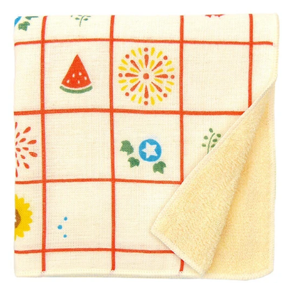 日式柔軟棉紗布雙層方巾 25x25 (日本製)