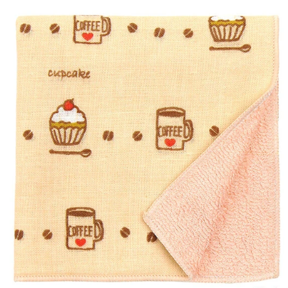 日式柔軟棉紗布雙層方巾 25x25 (日本製)