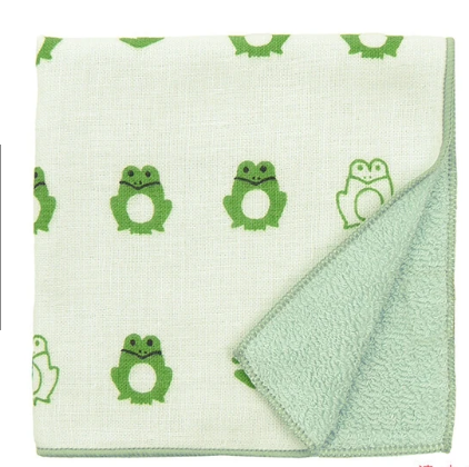 日式柔軟棉紗布雙層方巾 25x25 (日本製)