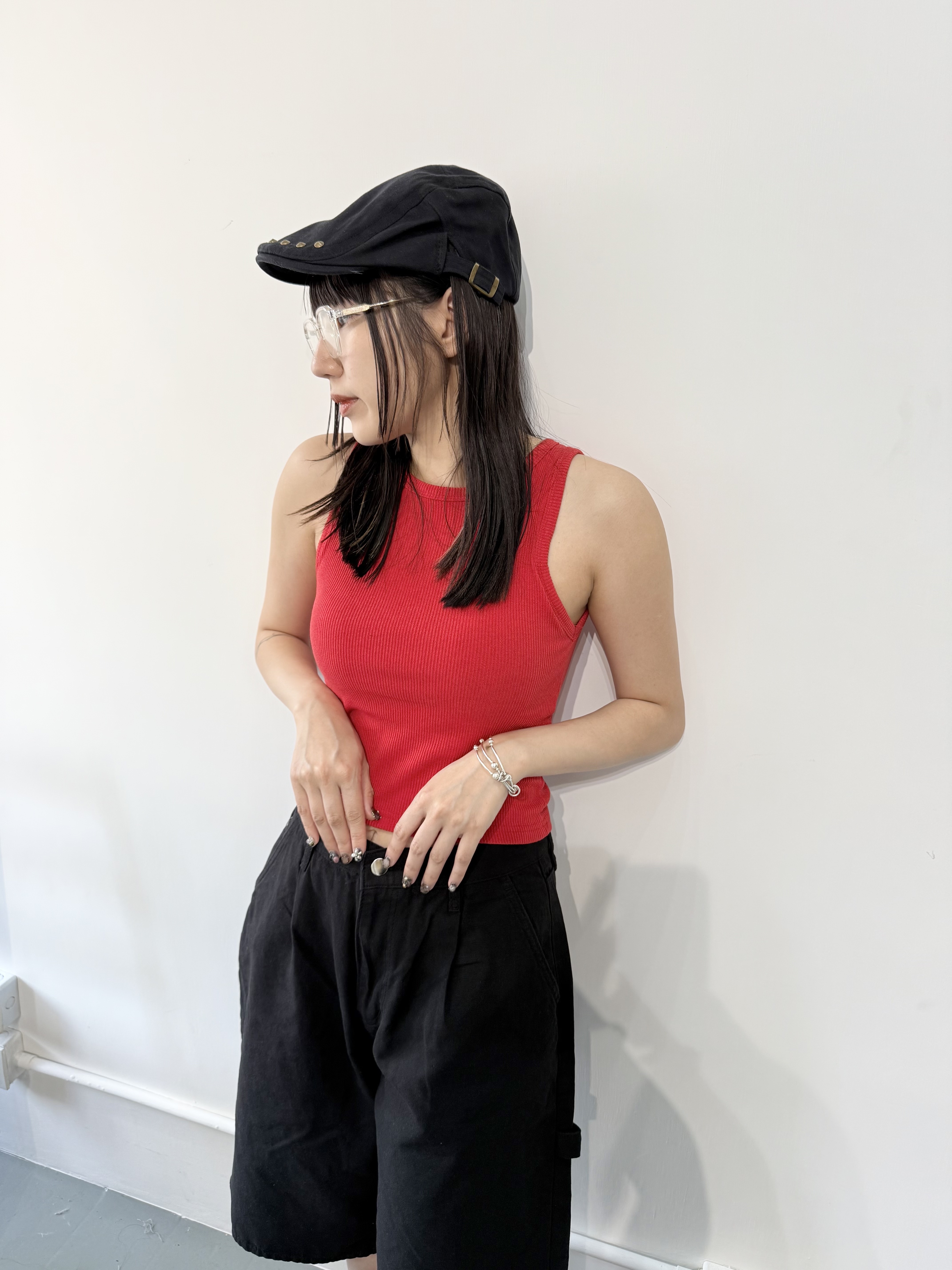 連pad入肩坑紋背心