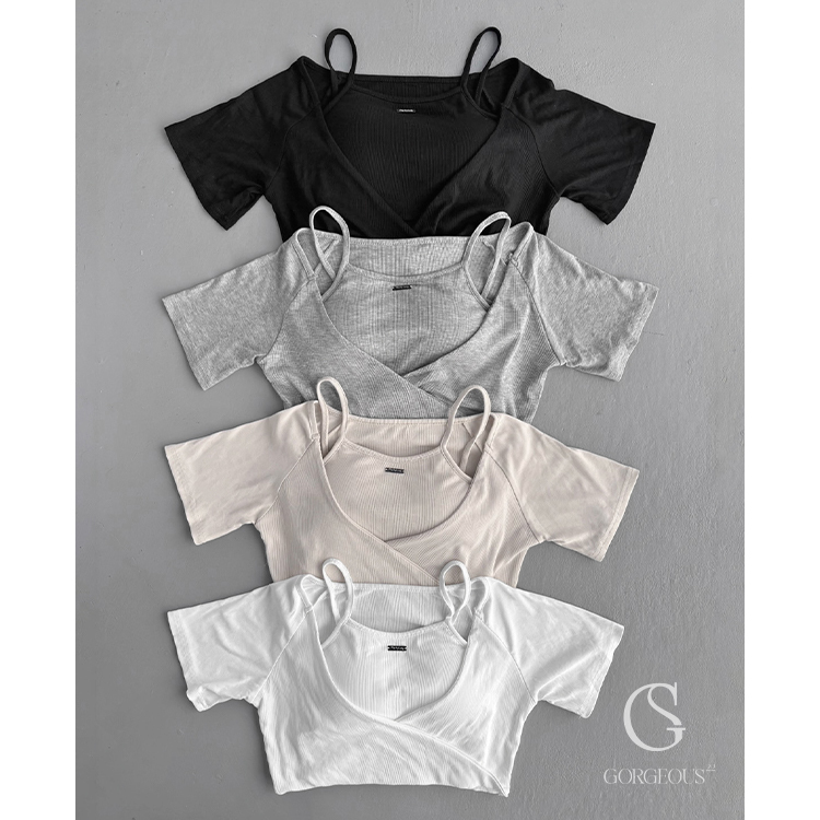 G2180 現貨 「BRA TOP+上衣組」